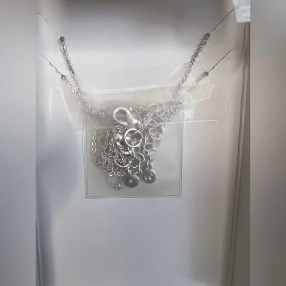 LC Lauren Conrad Silver 2-Necklace Set - Picture 4 of 4